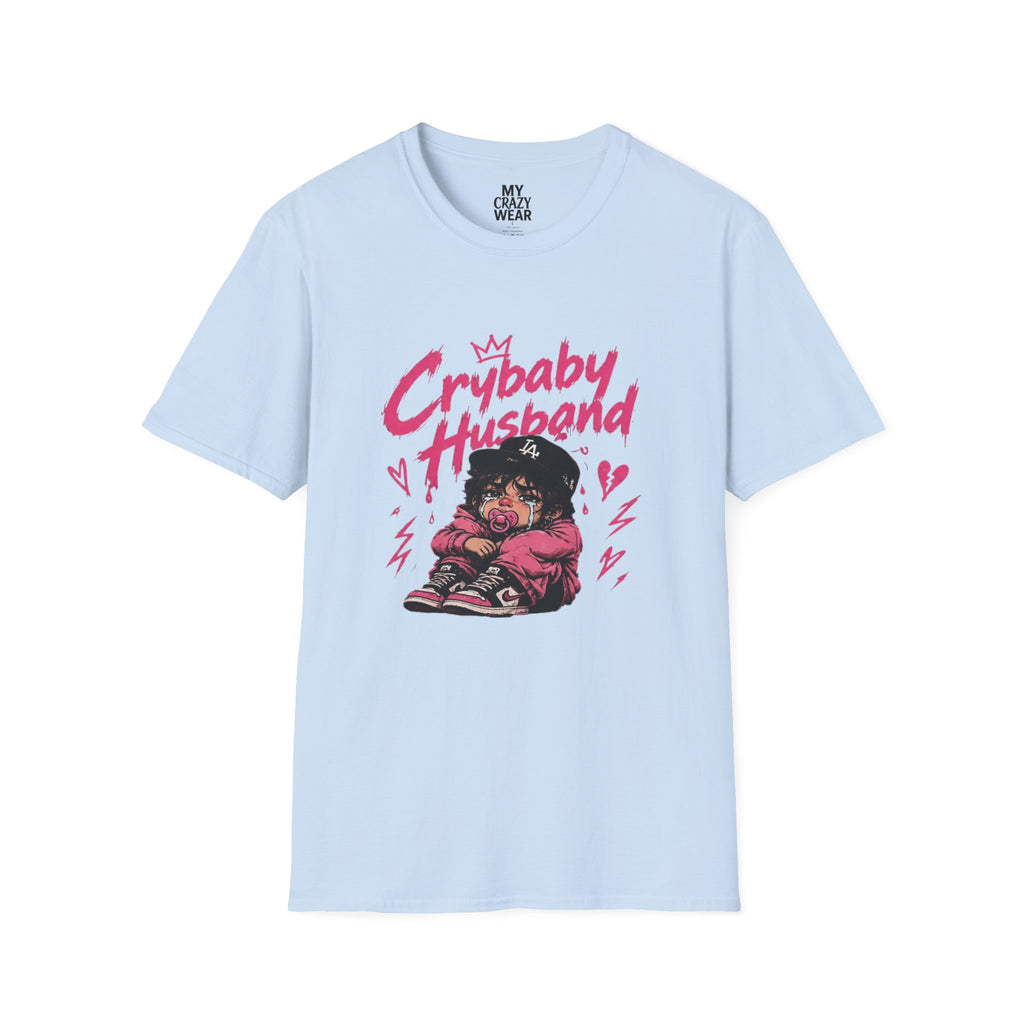 Crybaby Husband T-Shirt — Cute Retro Cartoon Graphic Tee