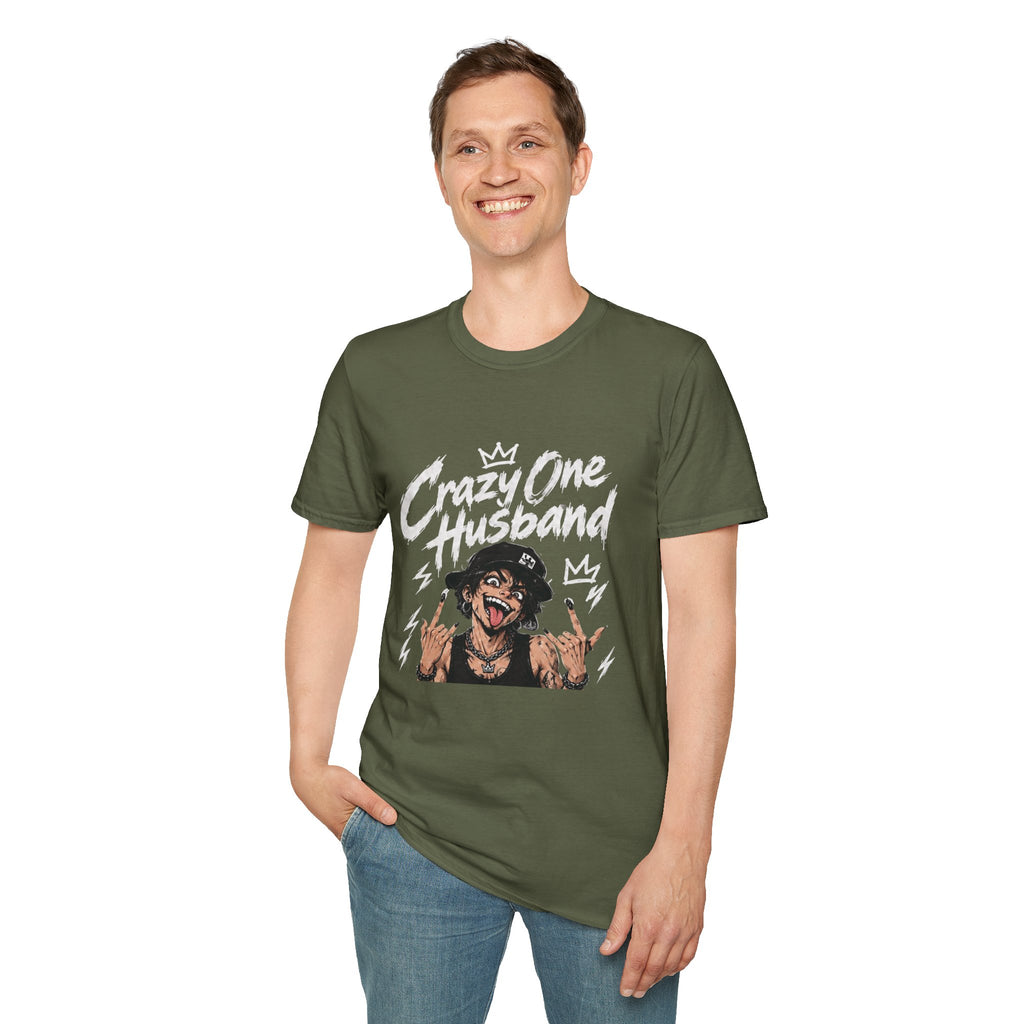 Crazy One Husband T-Shirt — Funny Husband Graphic Tee