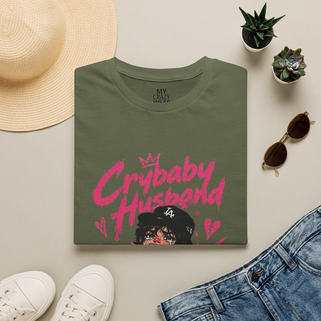Crybaby Husband T-Shirt — Cute Retro Cartoon Graphic Tee