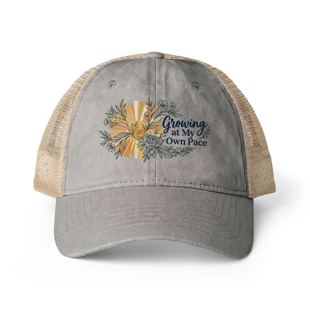 Women's Washed Mesh-Back Cap
