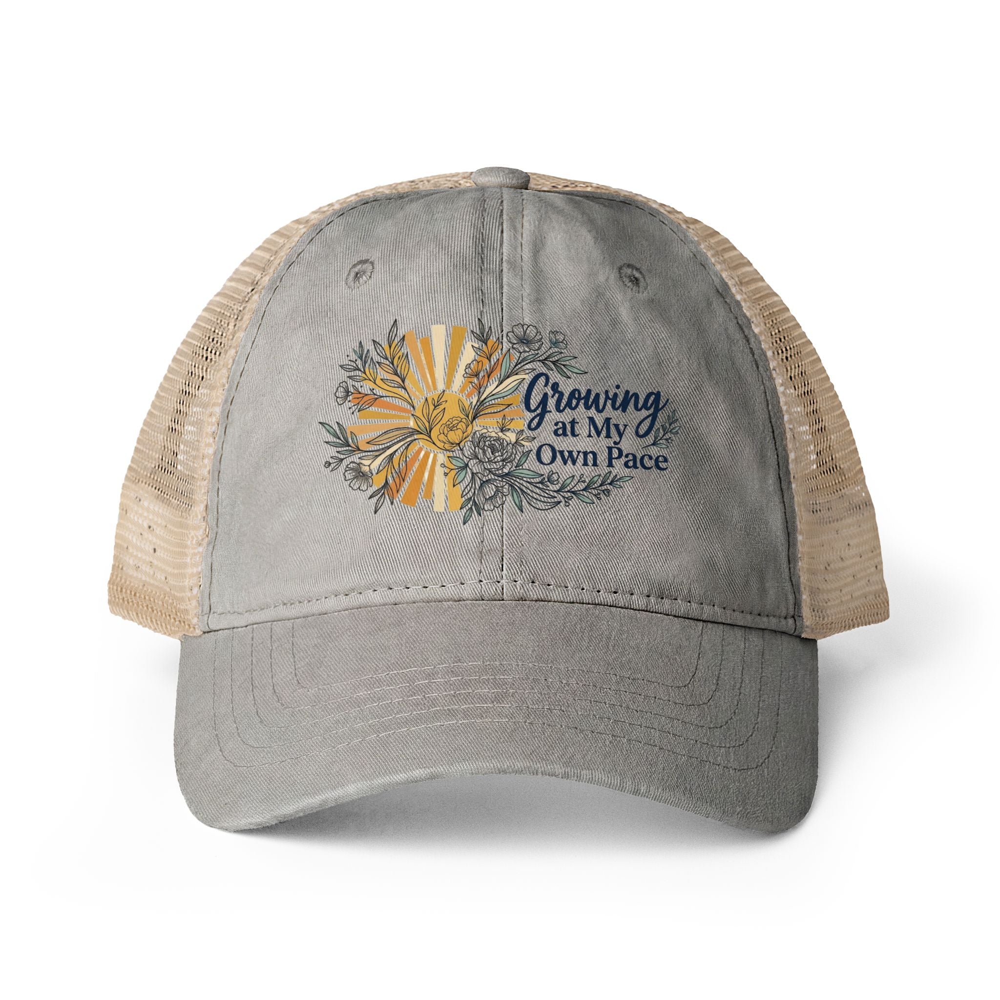 Women's Washed Mesh-Back Cap