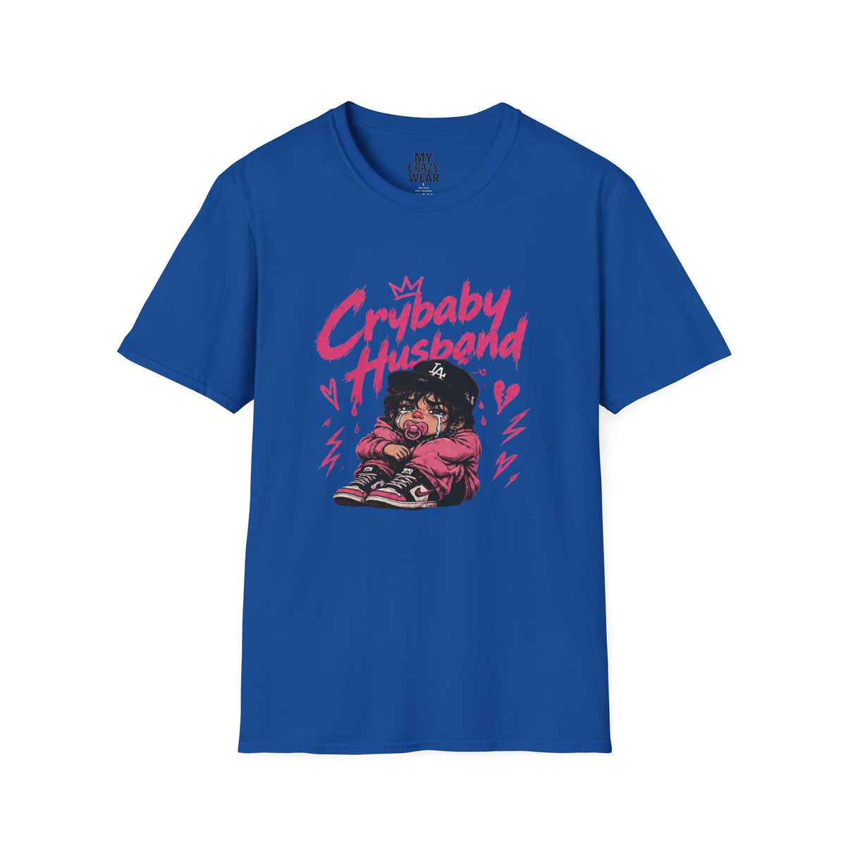 Crybaby Husband T-Shirt — Cute Retro Cartoon Graphic Tee