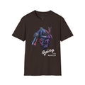 Neon Samurai T-Shirt — 'Brave Warrior' Graphic Tee