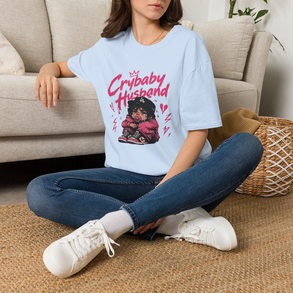 Crybaby Husband T-Shirt — Cute Retro Cartoon Graphic Tee