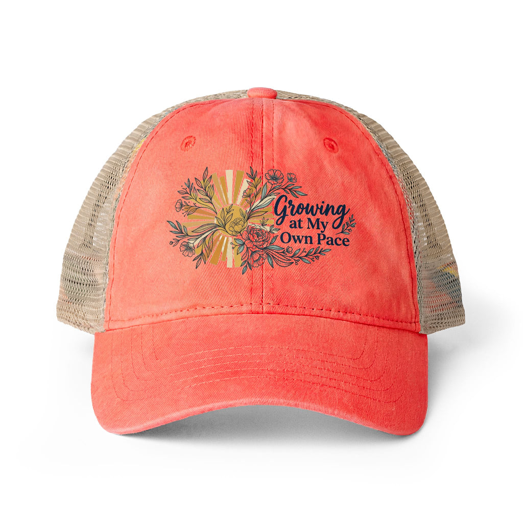 Women's Washed Mesh-Back Cap