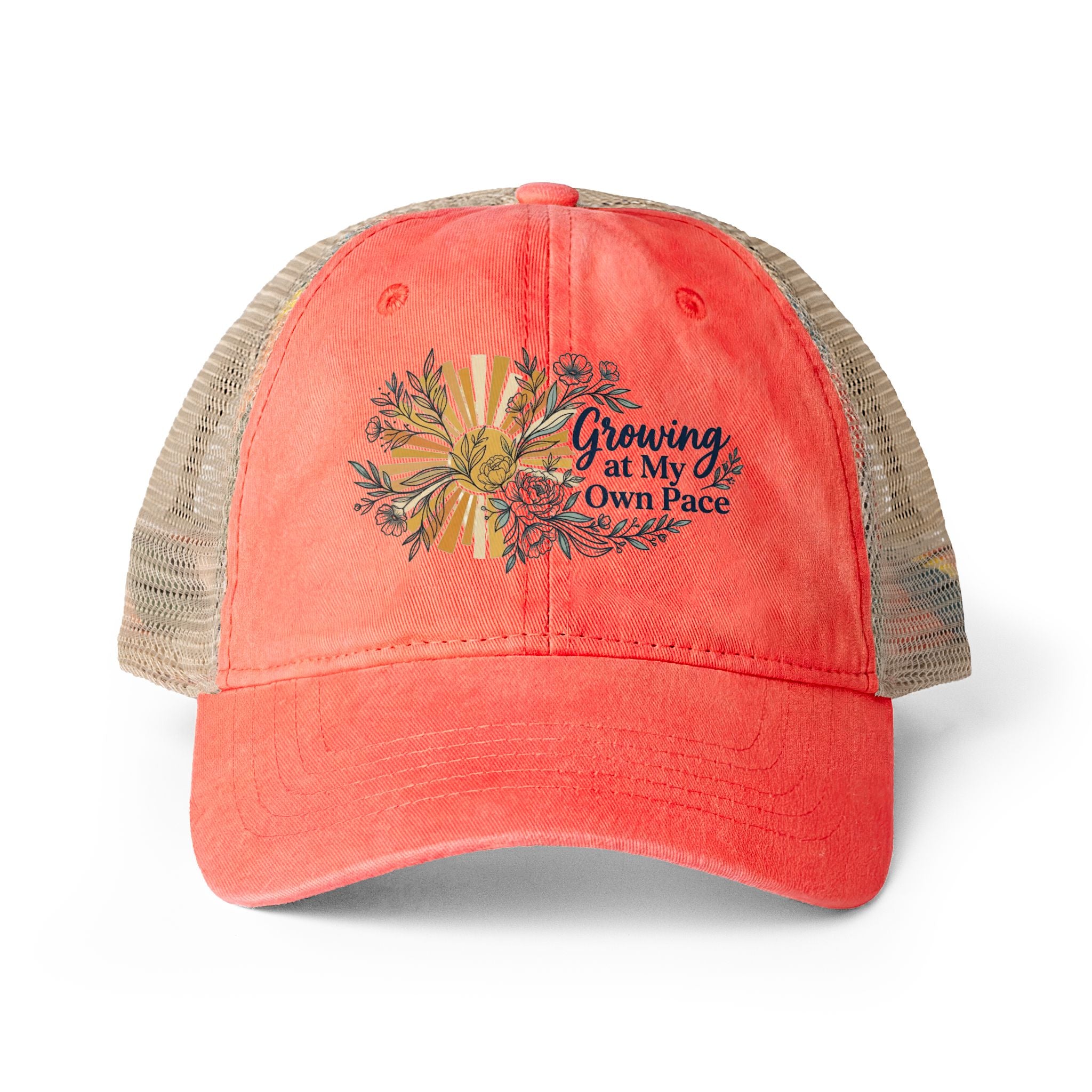 Women's Washed Mesh-Back Cap