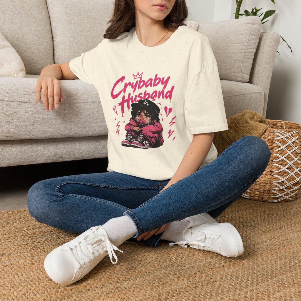 Crybaby Husband T-Shirt — Cute Retro Cartoon Graphic Tee