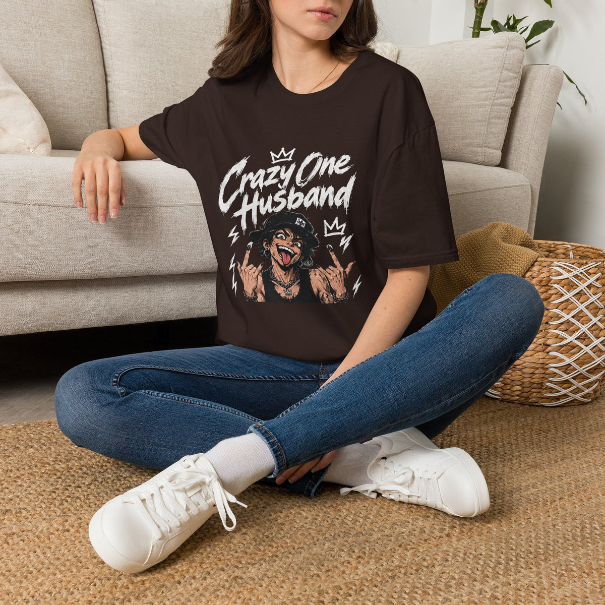 Crazy One Husband T-Shirt — Funny Husband Graphic Tee