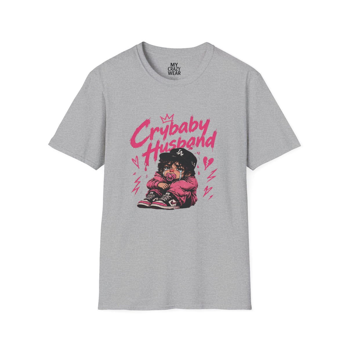 Crybaby Husband T-Shirt — Cute Retro Cartoon Graphic Tee