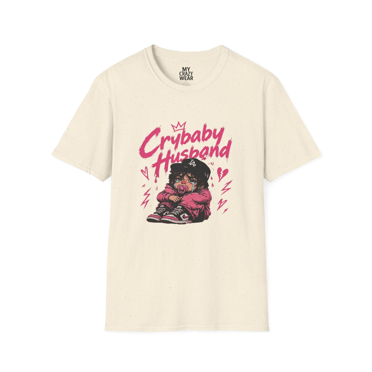 Crybaby Husband T-Shirt — Cute Retro Cartoon Graphic Tee