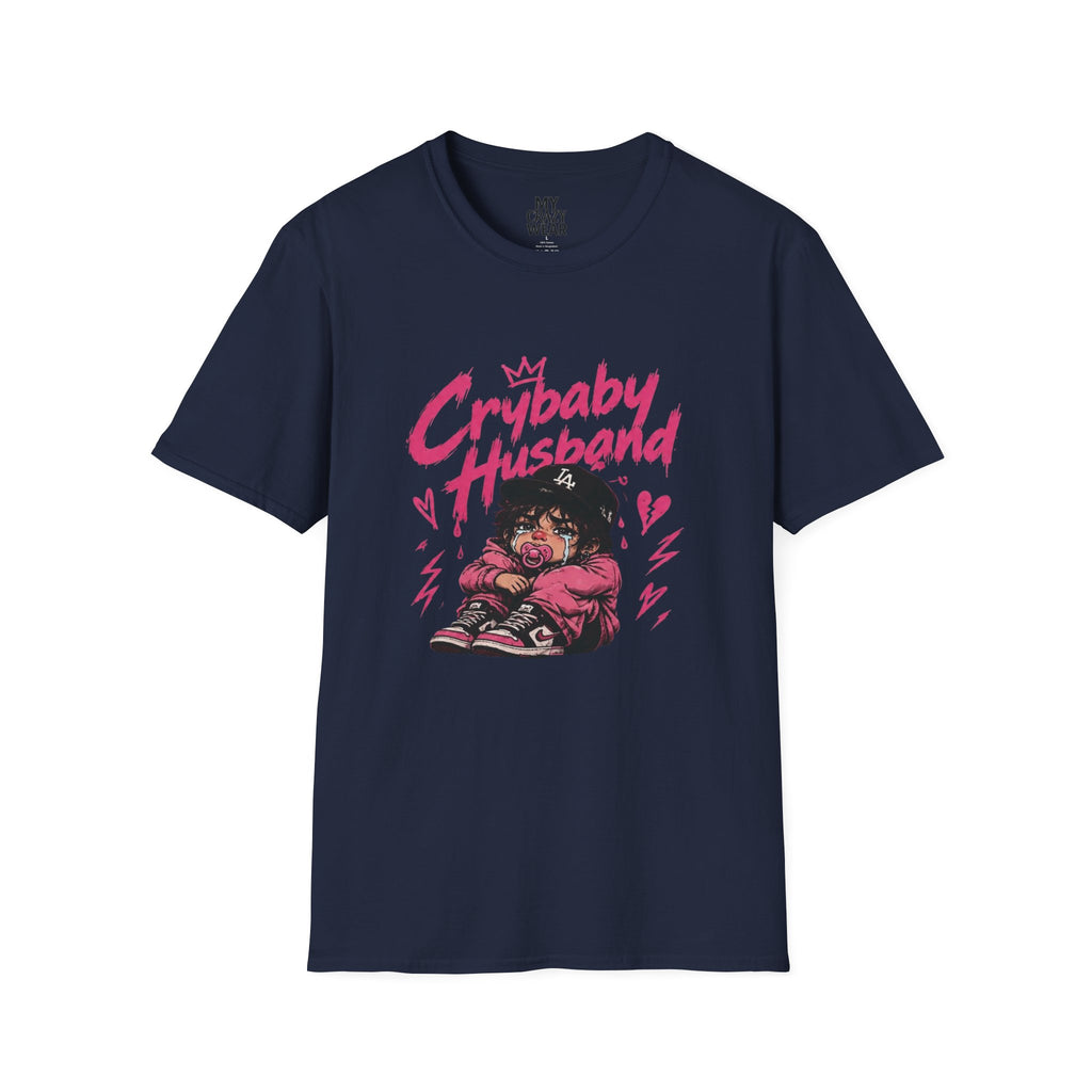 Crybaby Husband T-Shirt — Cute Retro Cartoon Graphic Tee