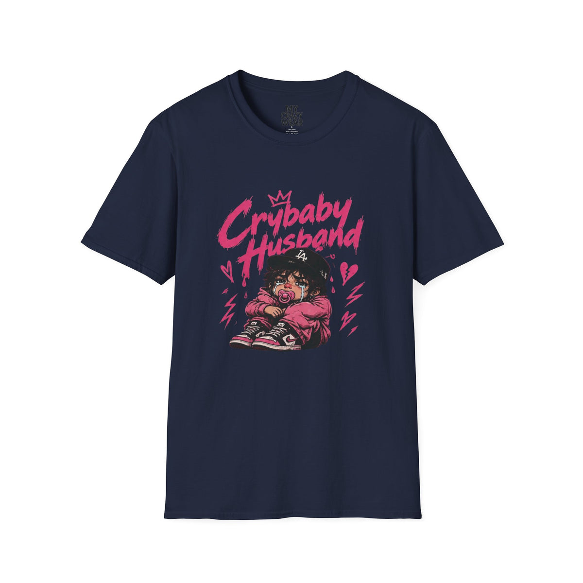 Crybaby Husband T-Shirt — Cute Retro Cartoon Graphic Tee