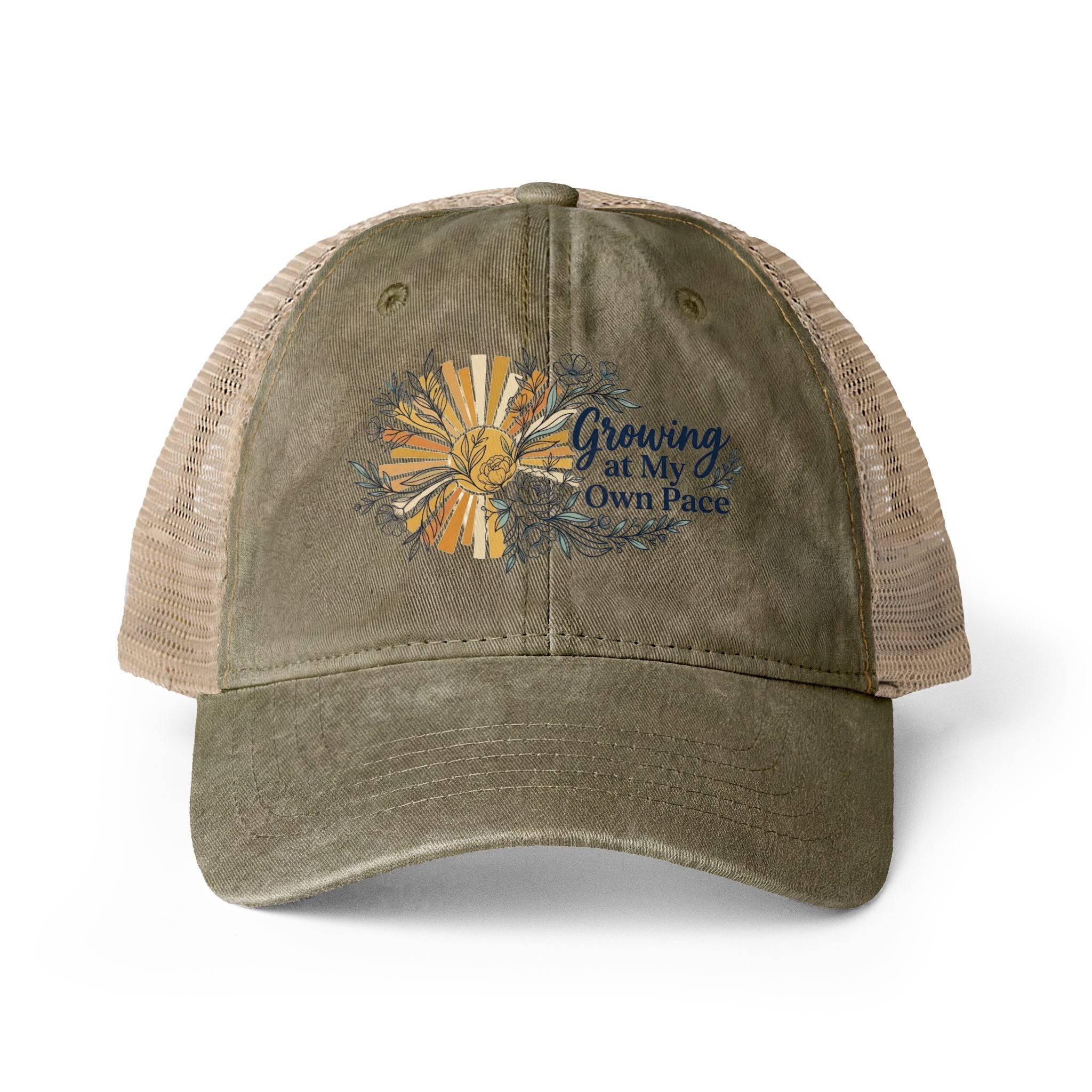 Women's Washed Mesh-Back Cap