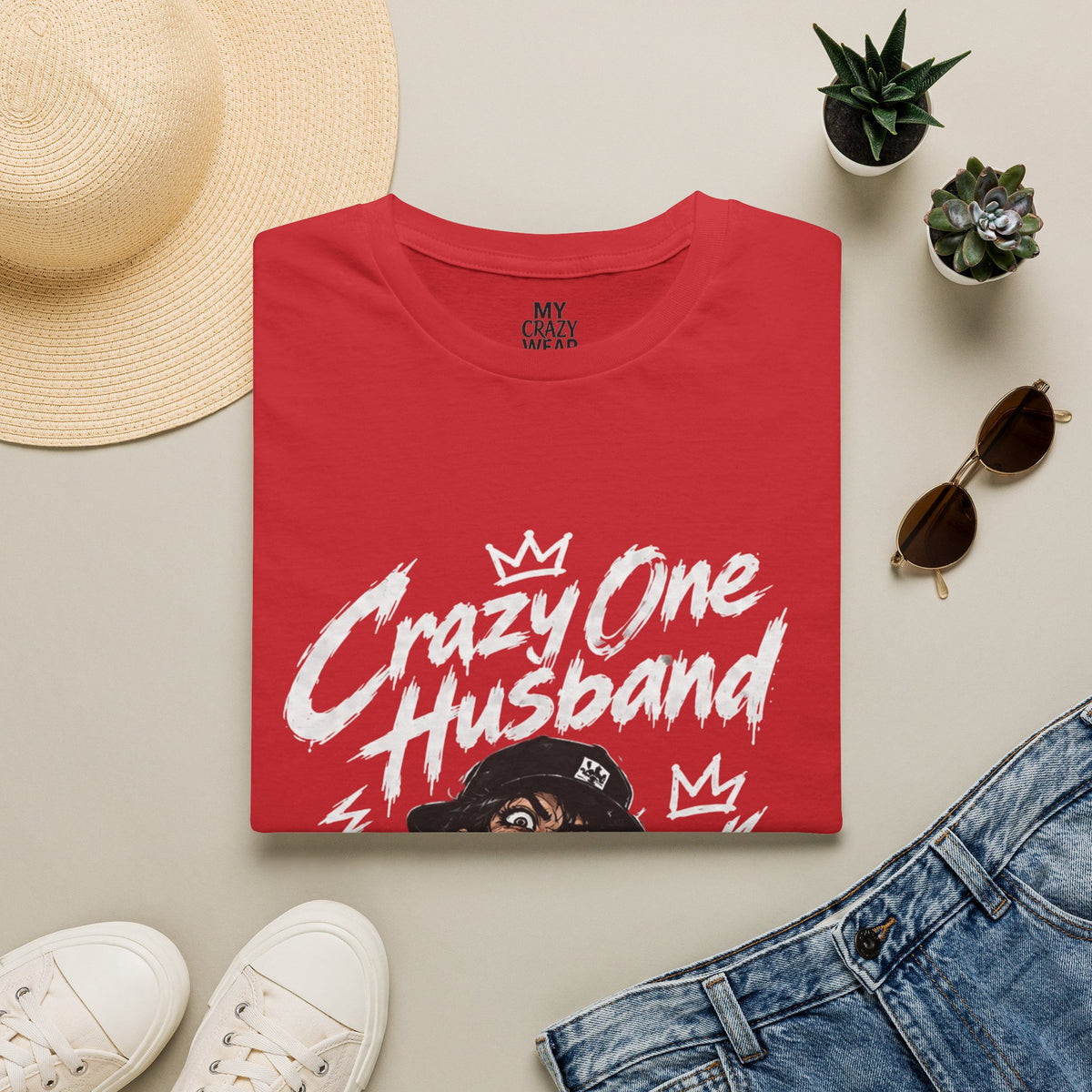 Crazy One Husband T-Shirt — Funny Husband Graphic Tee