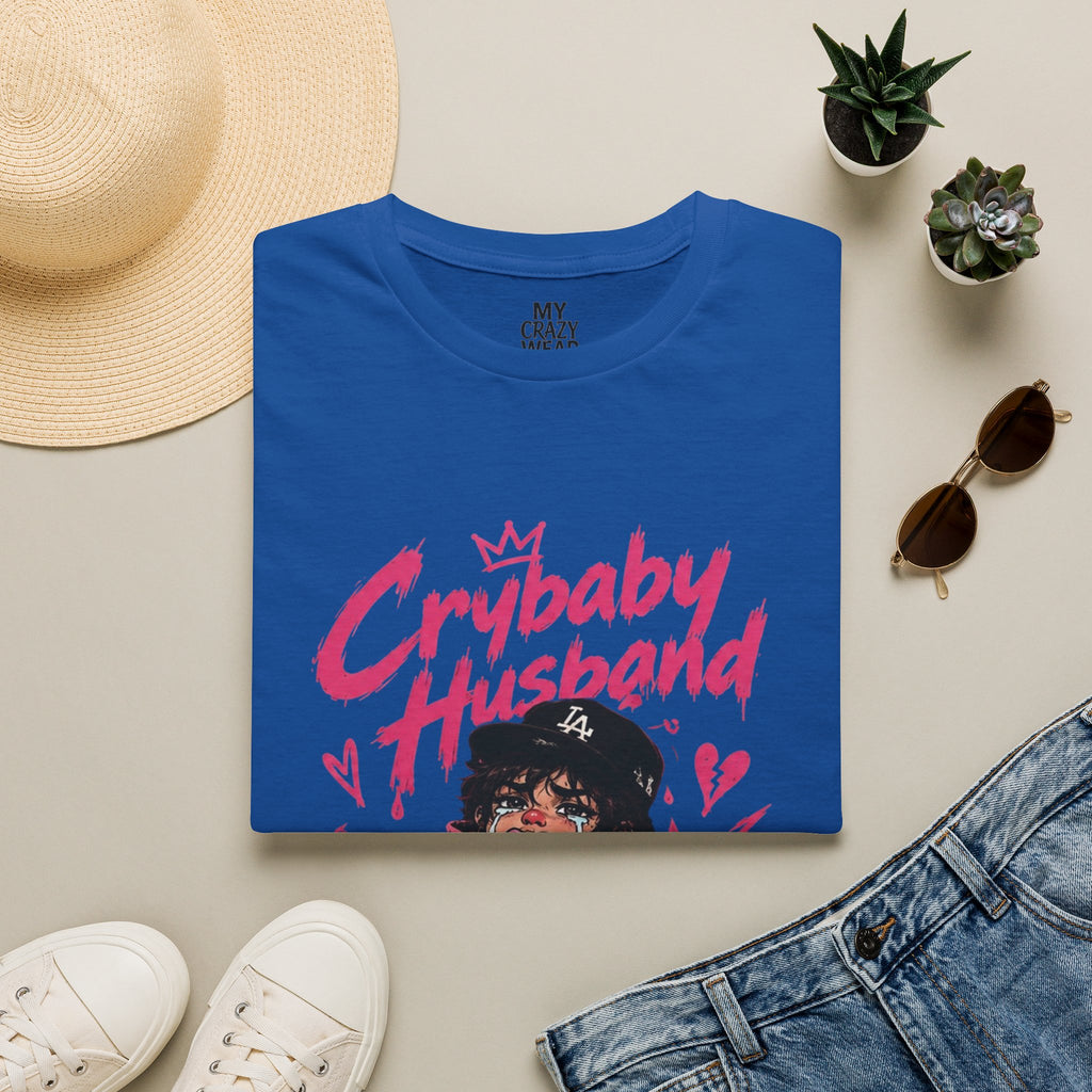 Crybaby Husband T-Shirt — Cute Retro Cartoon Graphic Tee