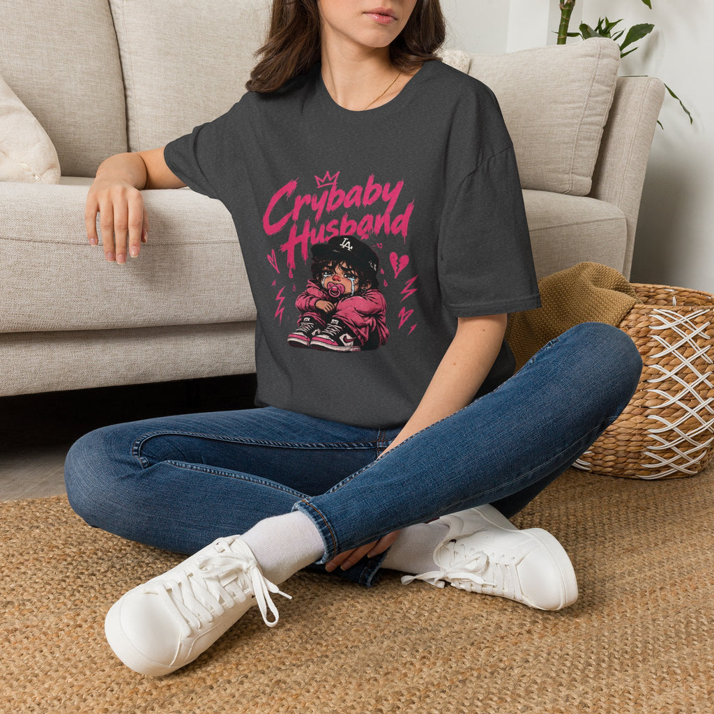 Crybaby Husband T-Shirt — Cute Retro Cartoon Graphic Tee