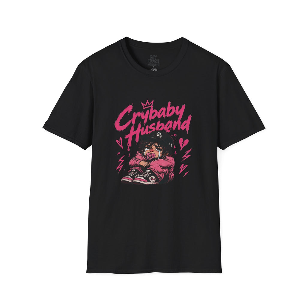 Crybaby Husband T-Shirt — Cute Retro Cartoon Graphic Tee