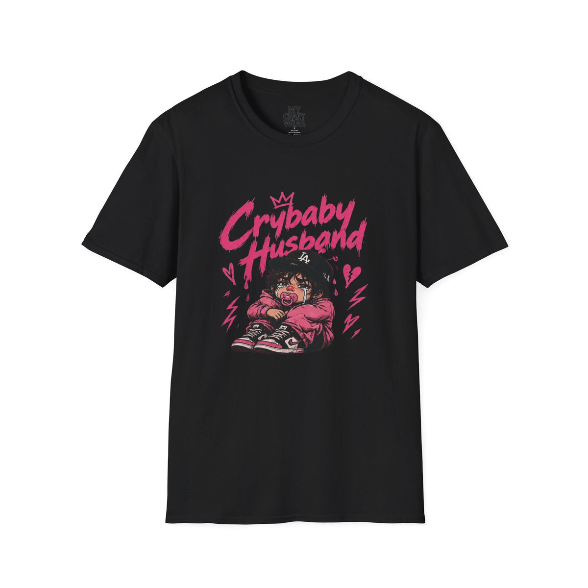 Crybaby Husband T-Shirt — Cute Retro Cartoon Graphic Tee
