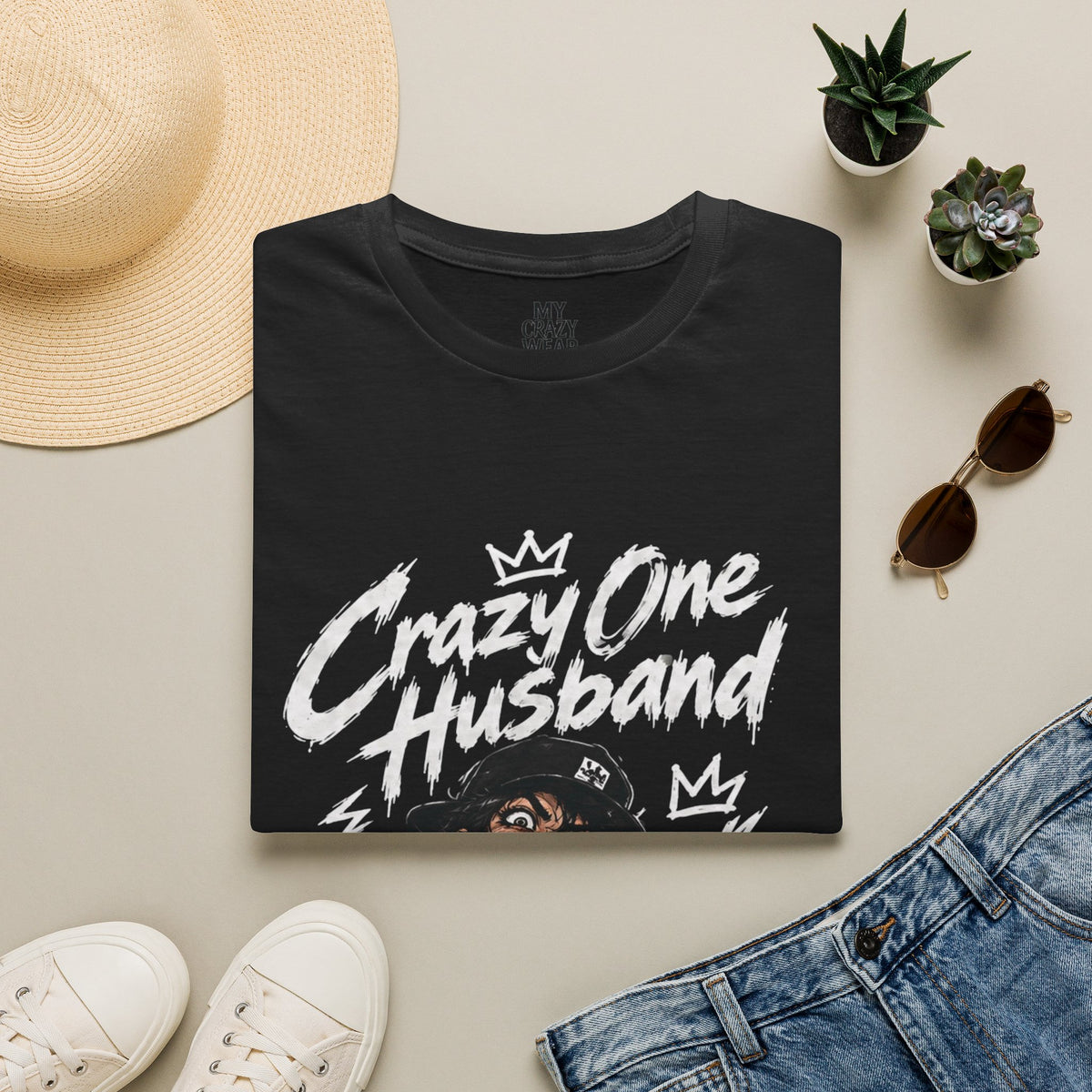 Crazy One Husband T-Shirt — Funny Husband Graphic Tee