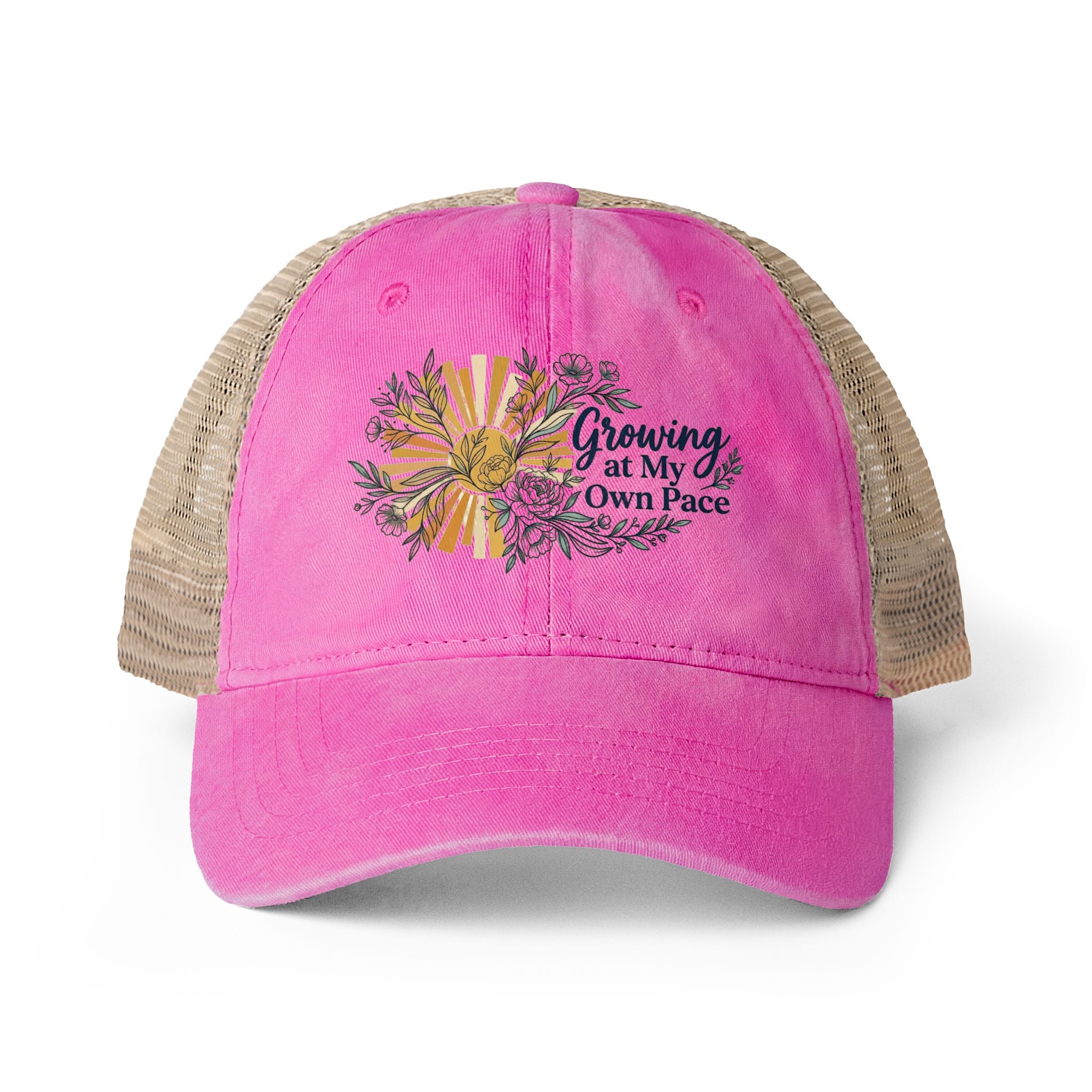 Women's Washed Mesh-Back Cap
