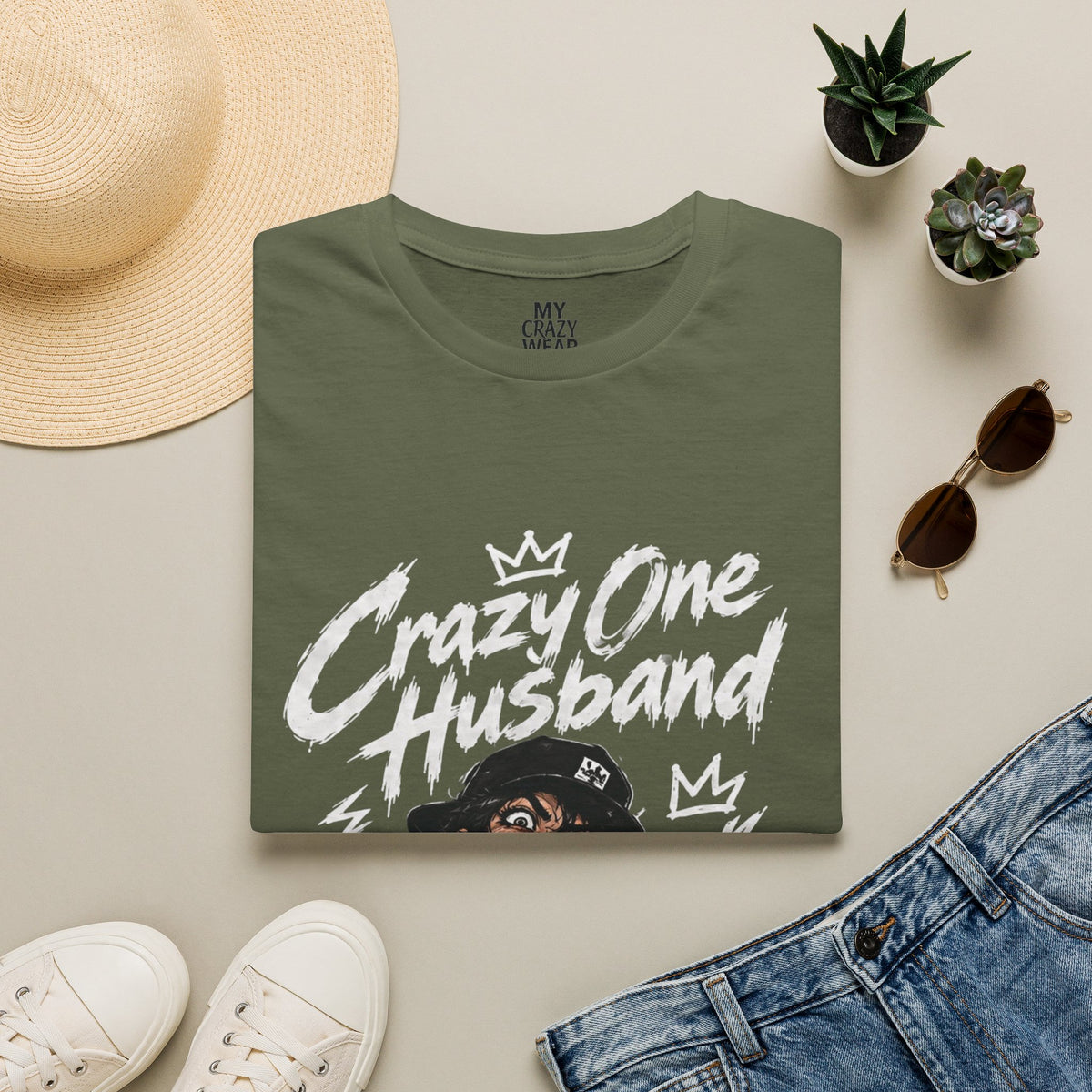 Crazy One Husband T-Shirt — Funny Husband Graphic Tee