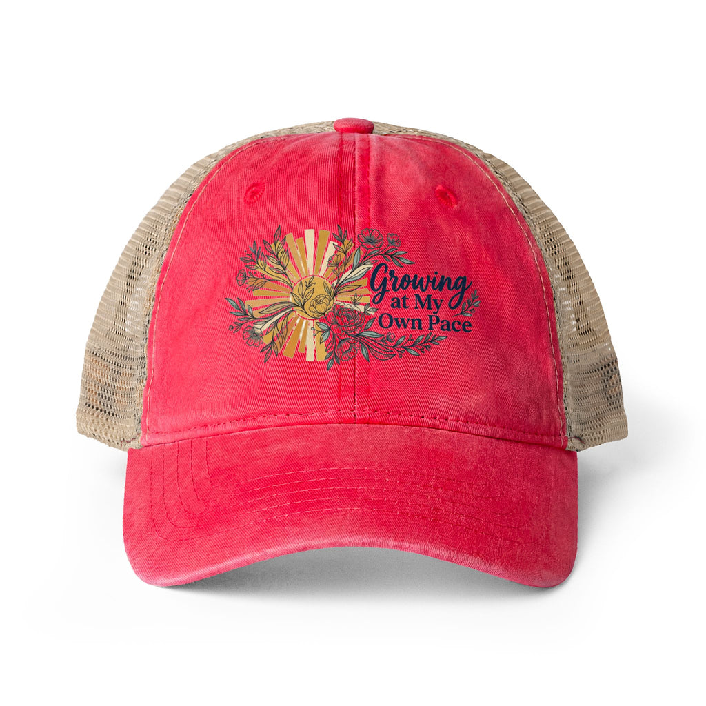 Women's Washed Mesh-Back Cap