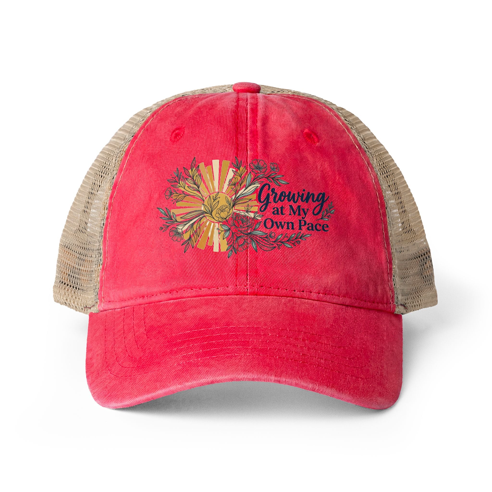 Women's Washed Mesh-Back Cap