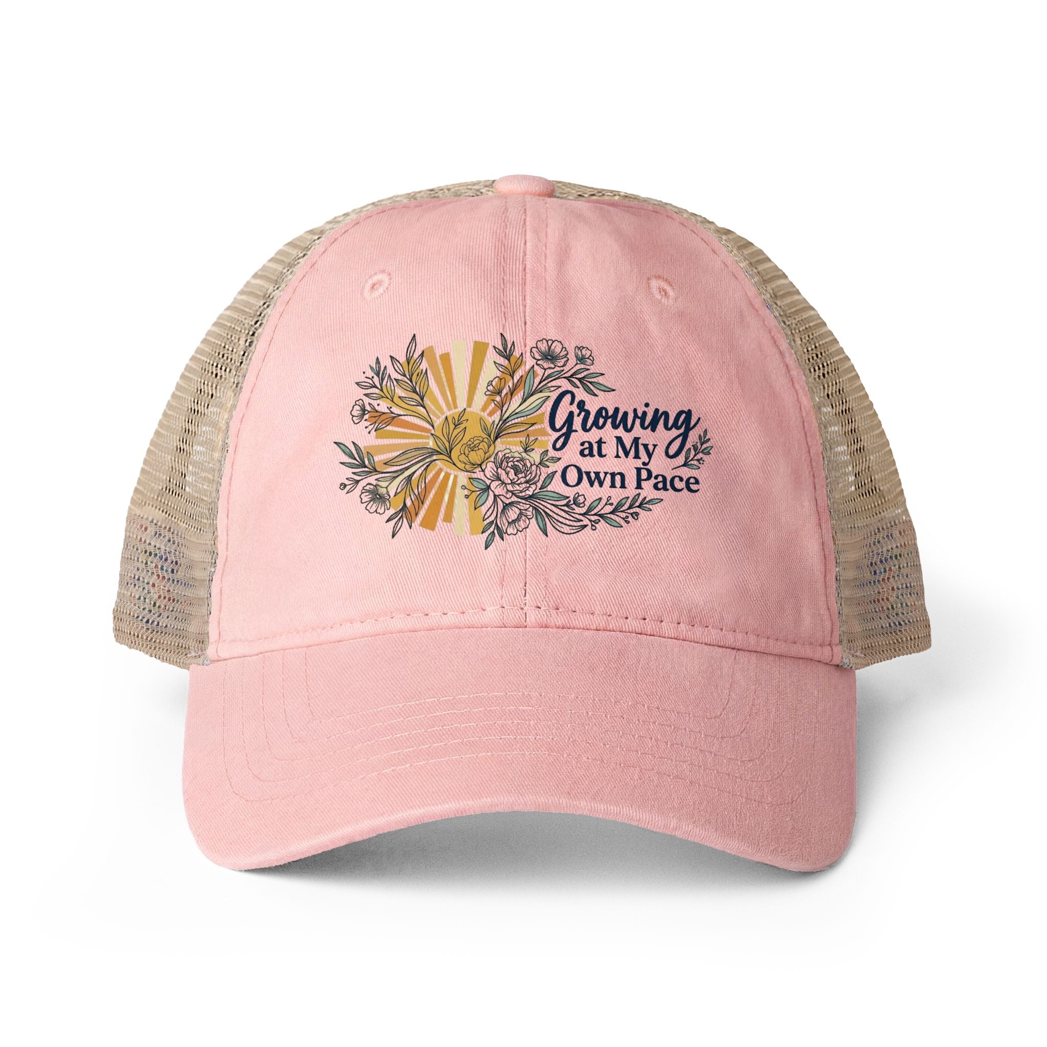 Women's Washed Mesh-Back Cap