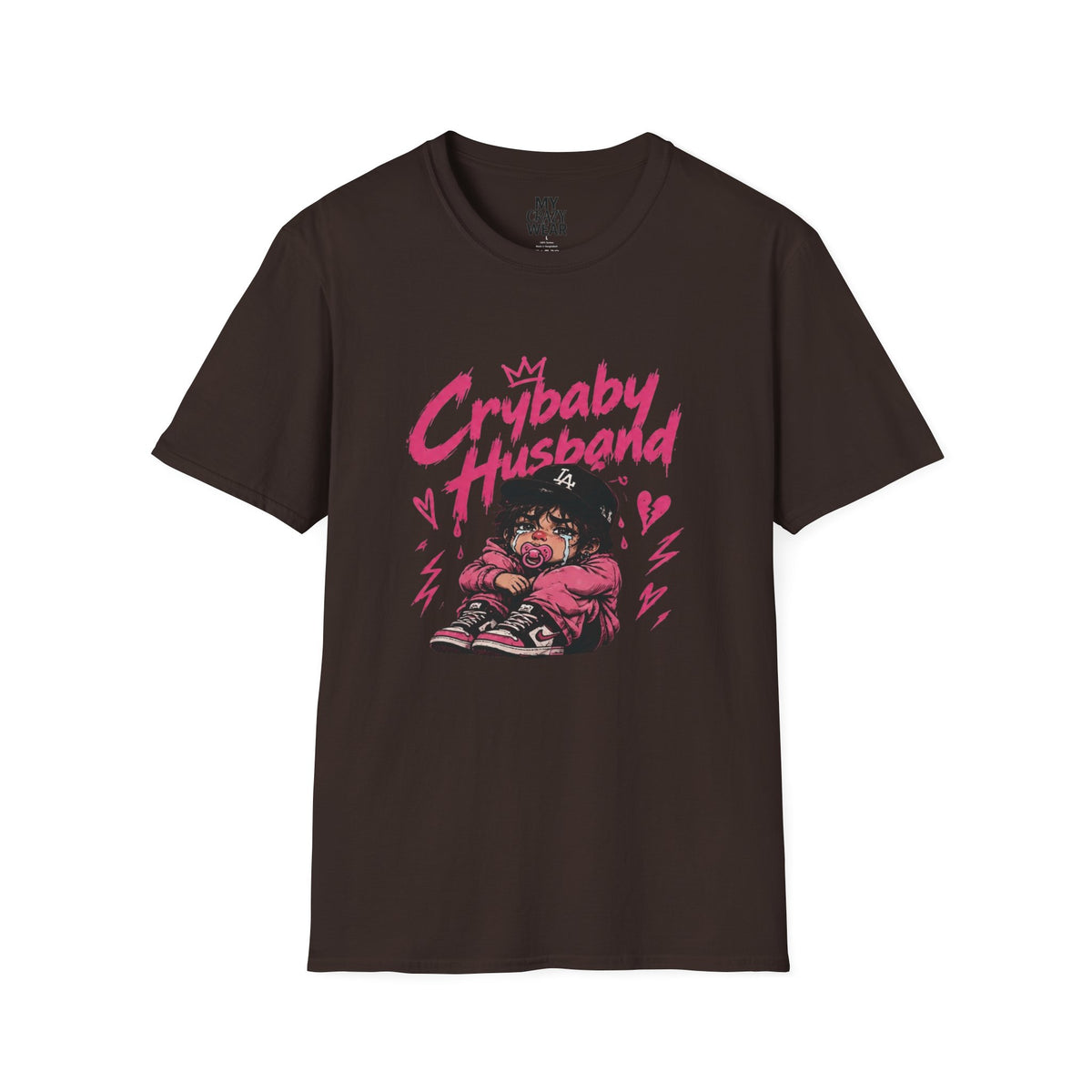 Crybaby Husband T-Shirt — Cute Retro Cartoon Graphic Tee