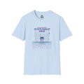 Synthwave Grid T-Shirt — Retro Neon Boombox Tee ("Neon Memories")