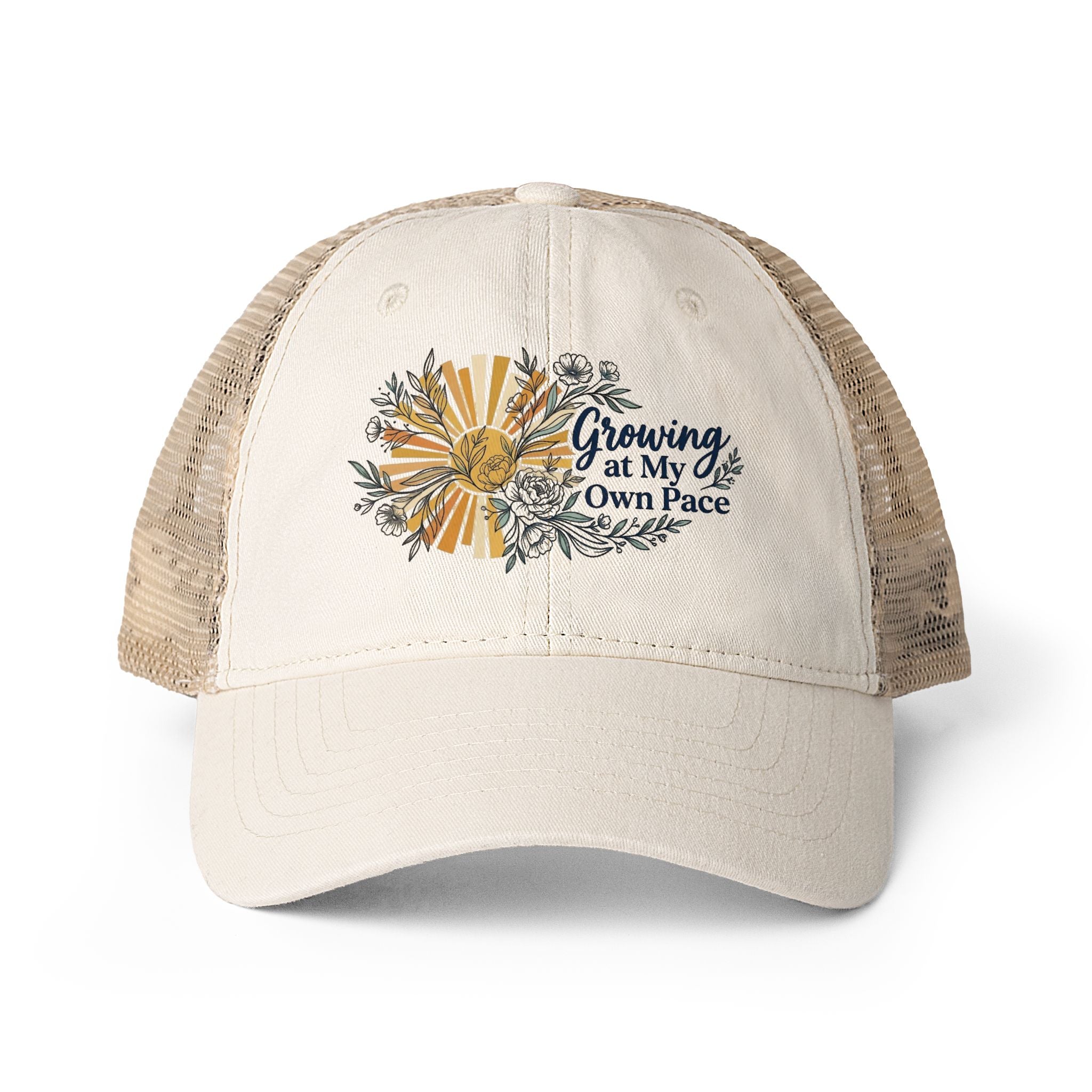 Women's Washed Mesh-Back Cap