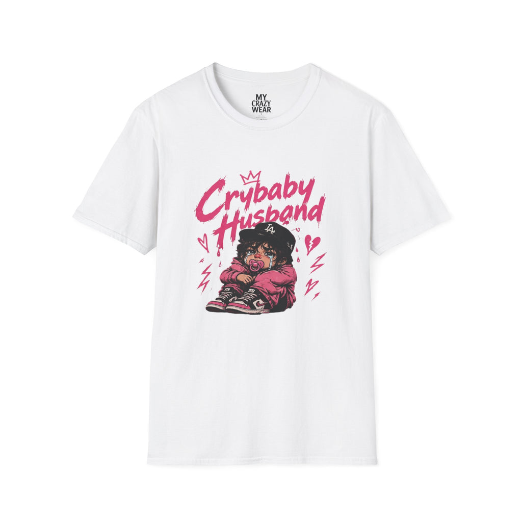Crybaby Husband T-Shirt — Cute Retro Cartoon Graphic Tee