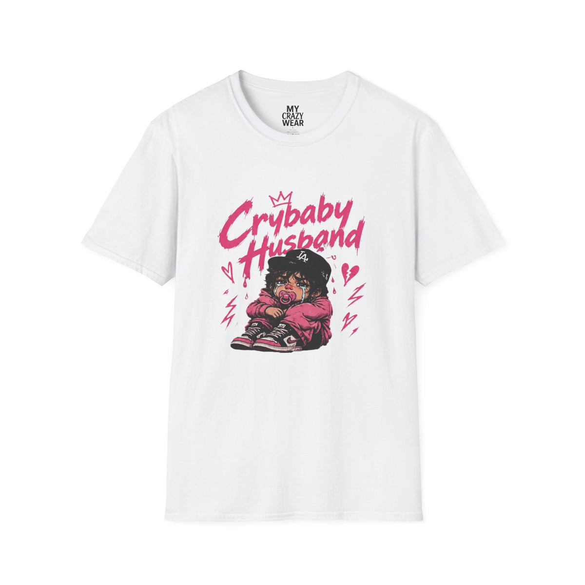 Crybaby Husband T-Shirt — Cute Retro Cartoon Graphic Tee