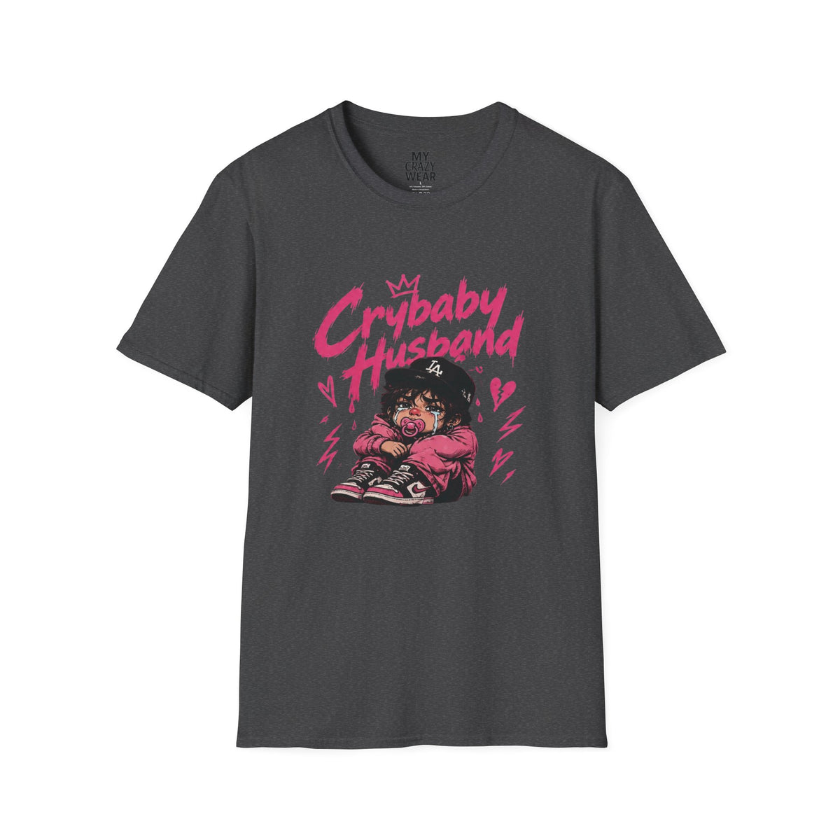 Crybaby Husband T-Shirt — Cute Retro Cartoon Graphic Tee