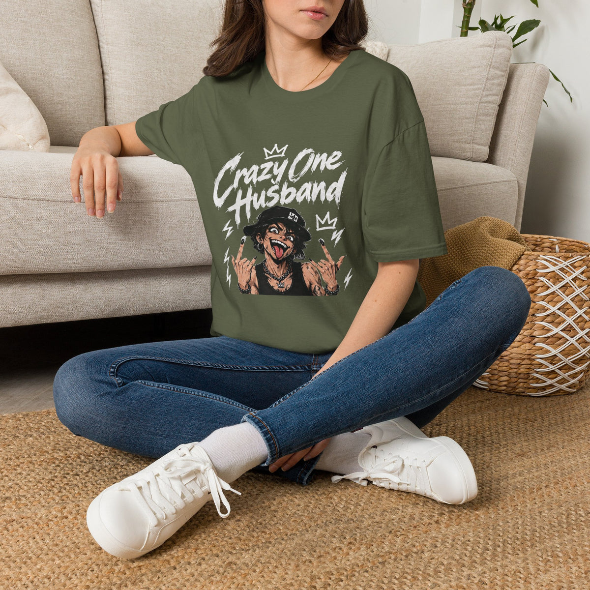 Crazy One Husband T-Shirt — Funny Husband Graphic Tee